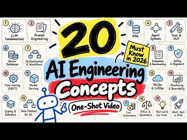 AI Engineering Is Hard Until You Know These 20 Concepts In 2026