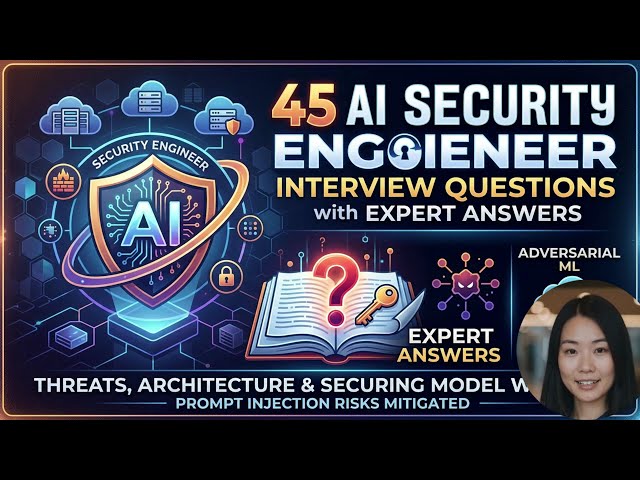 45 AI Security Engineer Interview Questions and Expert Answers