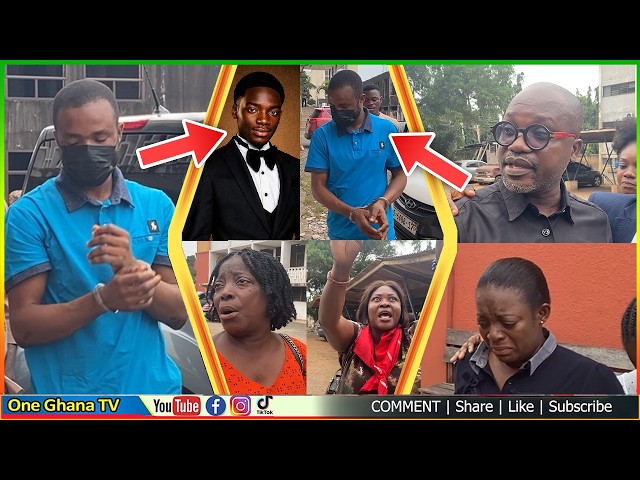 TENSE CONFRONTATION! Police Officer Arrested Over Death Of Law Student IVAN BAIDOO, Appears In Court