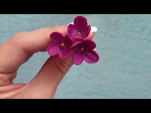 EASY FLOWER POLYMER CLAY TUTORIALs