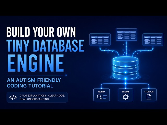 Build Your Own Tiny Database Engine - Calm, Clear Coding Tutorial