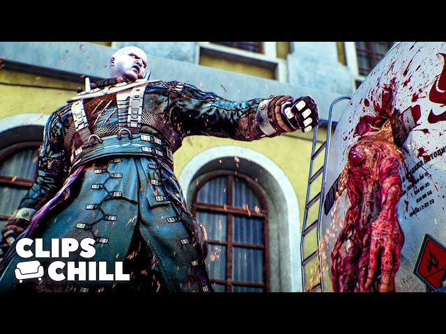 Battle Against The Super-Tyrant | Resident Evil: Damnation