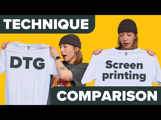 DTG vs. Screen Printing: Which T-Shirt Printing Method Is Best?