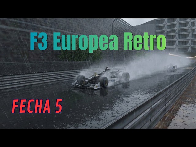 Fecha 5 -  Formula 3 Europea Retro - Circuito Montecarlo MONACO LLUVIA #f3 #formula3 #monaco #retro