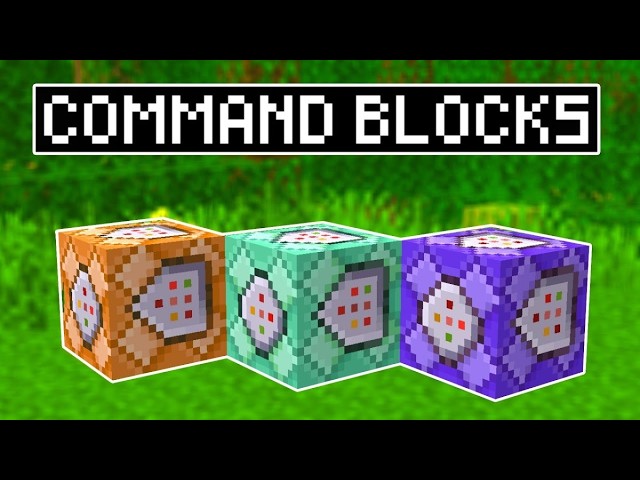 Blocks you can only get with commands on bedrock edition!!!