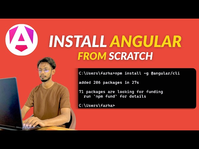 How To Install Angular and Create Your First App | Complete Beginner Guide #angular #youtube