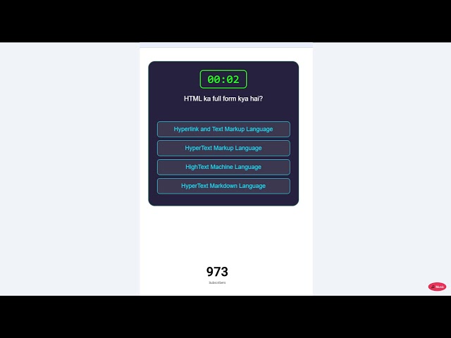 html full course