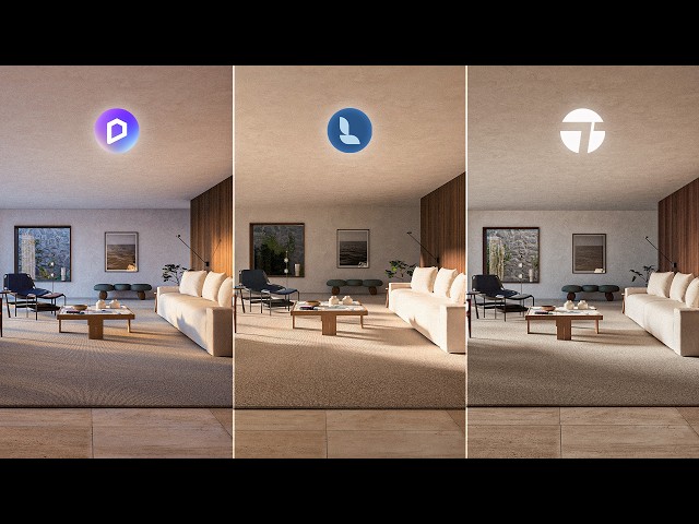 D5 vs Twinmotion vs Lumion, an Interior Render Battle!