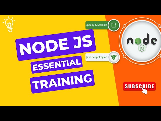 Node Js  Essential Training | Node Js Tutorial #nodejs