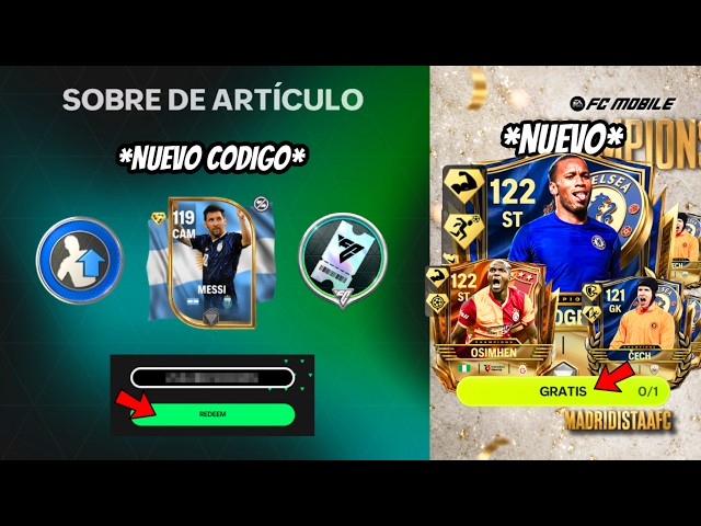 REDEEM NOW! THE BEST GIFT CODE IN FC MOBILE 26 + FREE 120 OVR CARDS FROM THE NEW EVENT