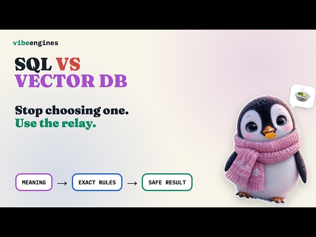 SQL vs Vector Database: When to Use Each