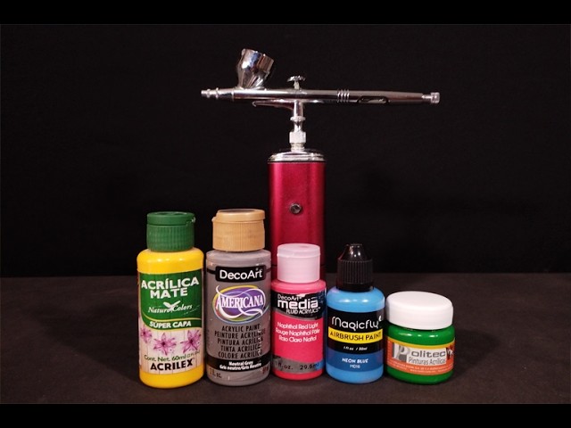 Como Diluir Pinturas Acrilicas Para Usar Con el Aerografo