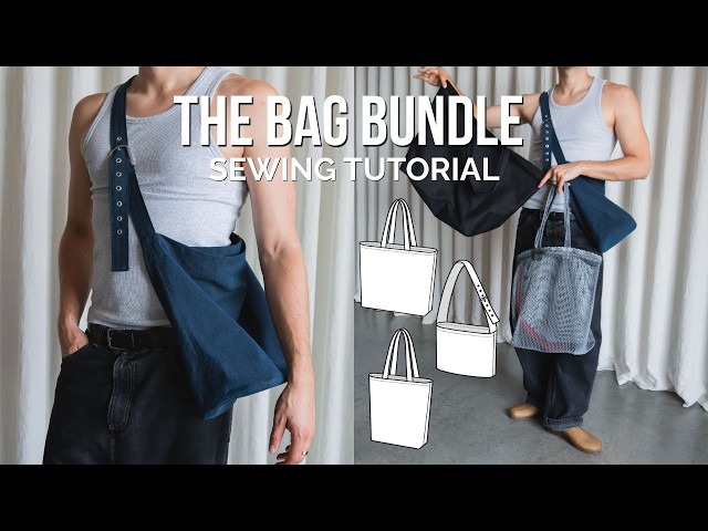 SEWING THE BAG BUNDLE - tutorial - JA academy