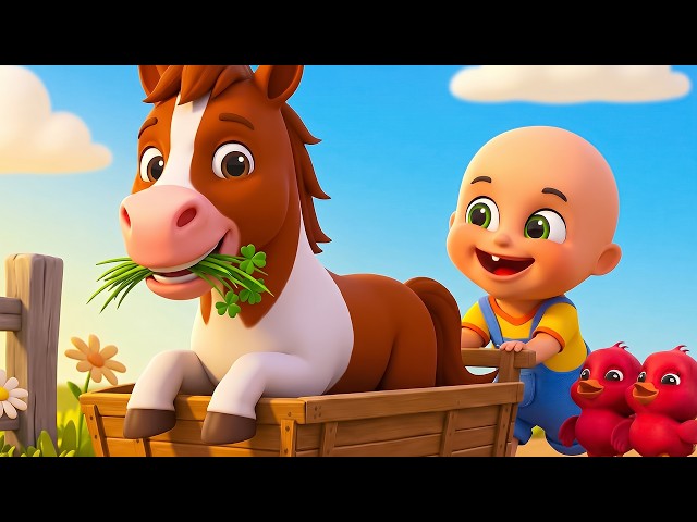 Baby Yankee Doodle Horse Cart Song New Compilation | Bingo Song | Baby Cartoon and Kids Songs