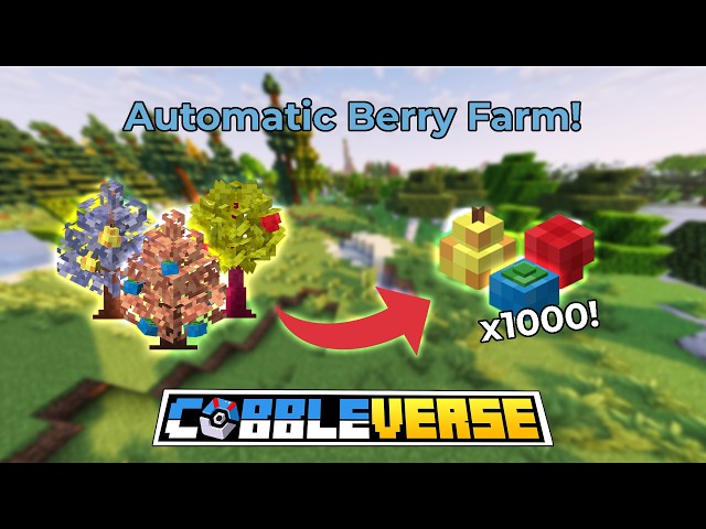 Cobbleverse Auto Berry Farm! Stock berries for powerful recipes!