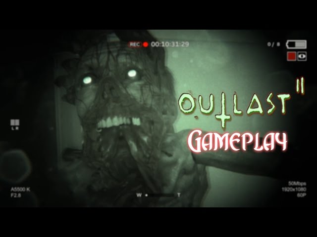 Crows are scary in this Game!!! Creepy Demon in school ? Outlast 2 Demo