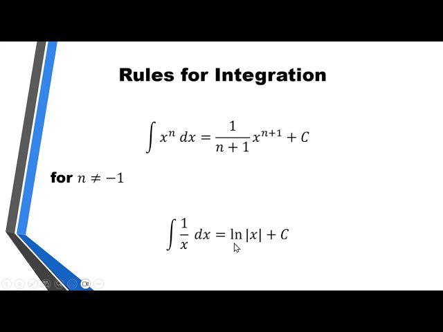 Basic Integration Rules Refresher - Calculus 2 - Section 5.1