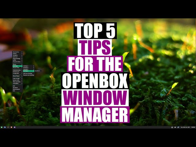 Five Tips For The Openbox Window Manager