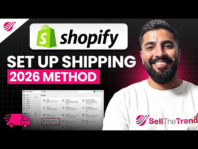 How to Setup Shipping in Shopify (2026) Method