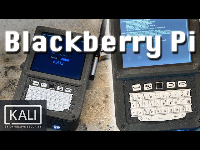 Blackberry Pi - Portable Handheld Kali Linux Hacking Computer / Cyberdeck