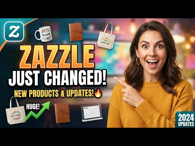 Latest Zazzle updates new products launch!