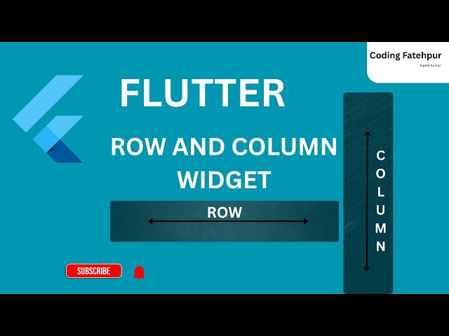Row vs Column in Flutter | Complete Tutorial with Examples