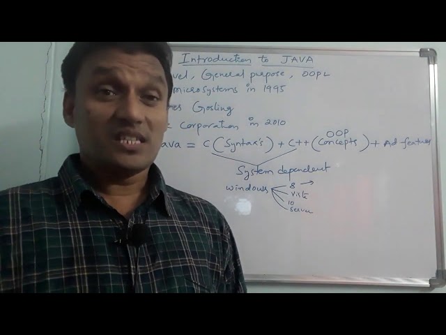Introduction to JAVA | Java Introduction | Java History | Java Programming | in telugu