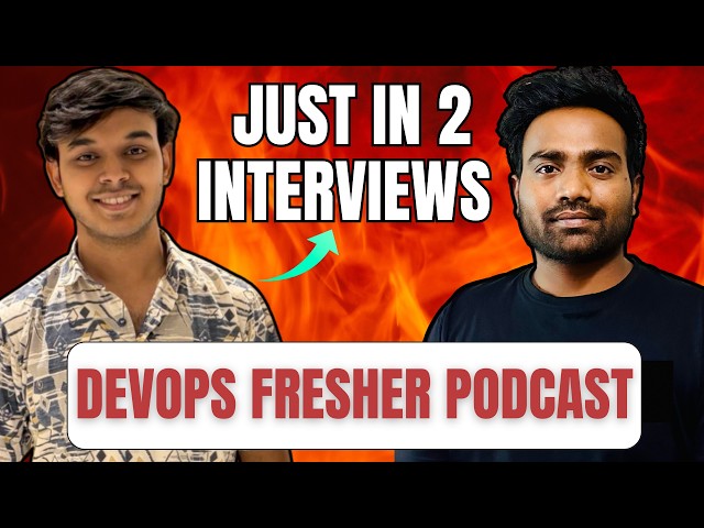 He cracked DevOps Intern + Full time in just 2 Interviews