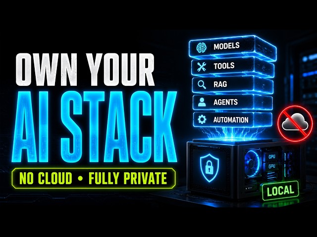 Build Your Own Fully Private, Local AI Stack (Chat, RAG, Coding Agent, Automation)