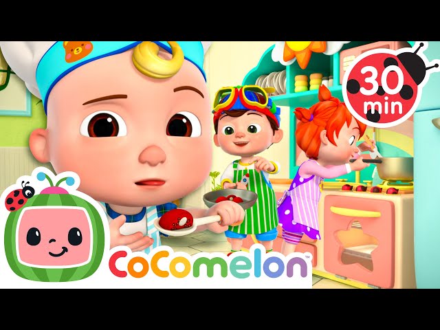 This is the Way Make Dinner!🍝 | Cocomelon | Kids Cartoons & Nursery Rhymes | Moonbug Kids