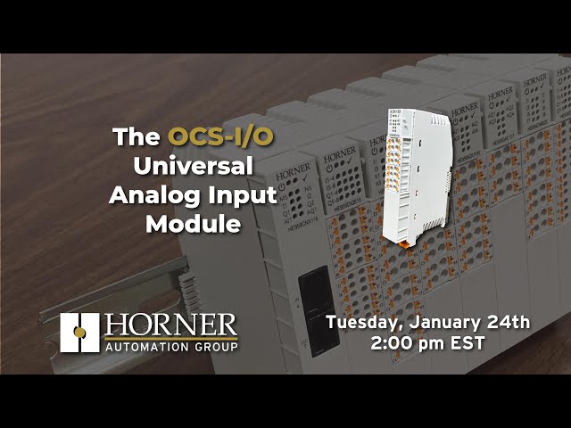 The OCS-I/O Universal Analog Input Module