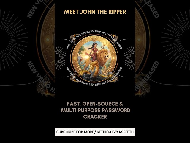 John the Ripper Password Cracker Explained in 90 Seconds!  #linuxcommandlinetutorial #infosec