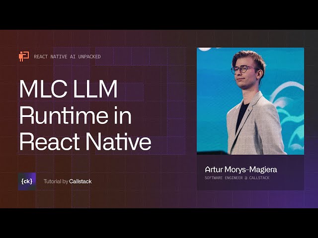 MLC LLM + React Native: On-Device AI Without the Pain