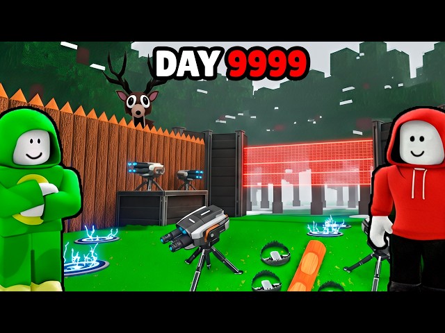 JJ and Mikey Surviving 9999 DAYS in The Roblox Forest! FULL Episode - Maizen