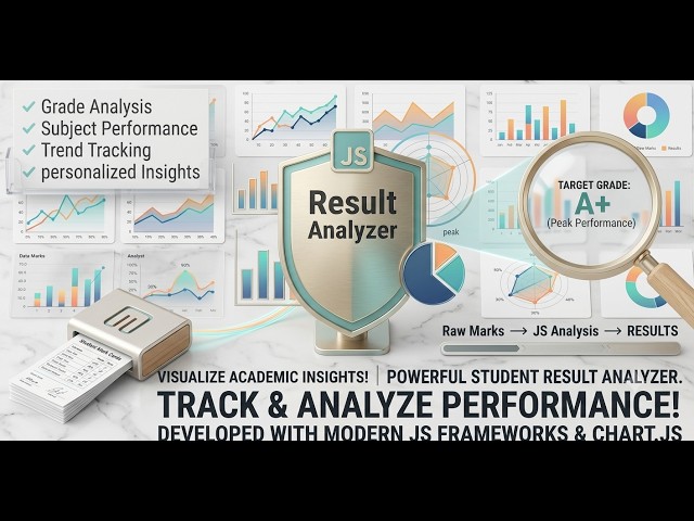 Student Result Analyzer in JavaScript | Chart.js Project Overview
