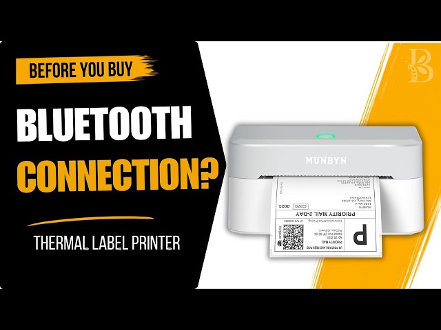 MUNBYN Bluetooth Label Printer | Setup Is Surprisingly EASY