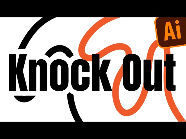 How To Knockout Selectively in Adobe Illustrator