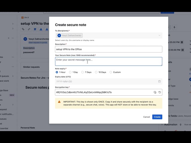 Zero Trust Credential Sharing for Jira Service Management Portal(JSM)
