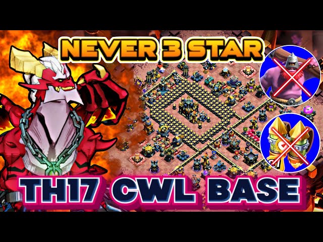 TH17 BEST CWL + LEGENDS BASE || TH17 UNBEATABLE WITH COPY LINKS || TOP 10 TH17 CWL BASE ANTI 3 STAR