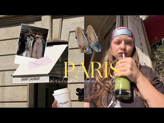 PARIS VlOG | couture fashion week, my first Gucci , big client styling reveal