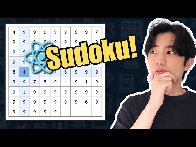 Build an Interactive Sudoku Game with React JS - Step By Step!