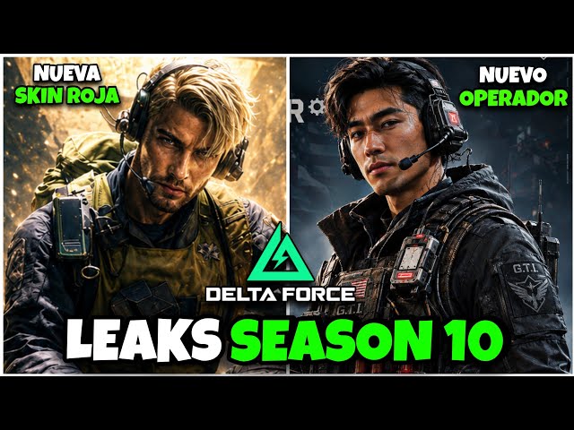 NEW DELTA FORCE SEASON 10 LEAKS (RED STRINGER SKIN and NEW ENGINEER OPERATOR)