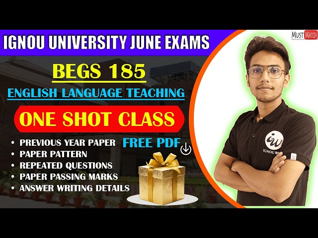 #19 BEGS 185 || ENGLISH LANGUAGE TEACHING -IMPORTANT QUESTIONS | IGNOU WALAY