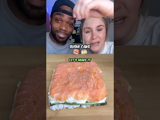 Lazy Sushi Cake Hack! 🍣 🎂