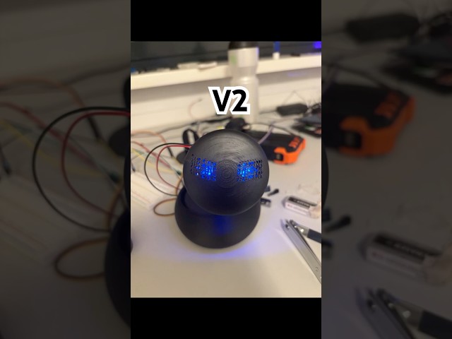 I Built my second robot in 3 days😅!  #coding #robot #3dprinting #college #engineering #shorts