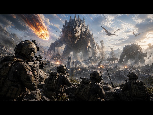 A Meteor Strikes Earth—A Special Forces Team Is Thrown Into a World Ruled by Giant Monsters!