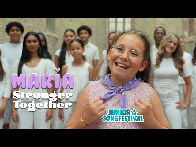 MARIA - STRONGER TOGETHER 🌸 [VIDEOCLIP] | JUNIOR SONGFESTIVAL 2026 🇳🇱