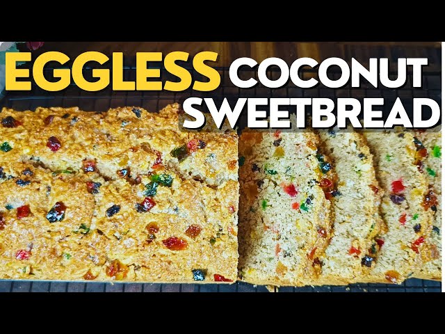 EGGLESS CLASSIC COCONUT SWEETBREAD | Dense, Moist & Spiced Caribbean Loaf