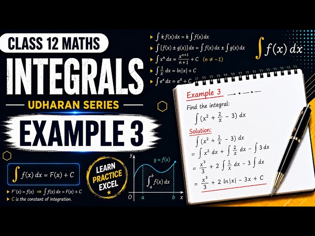 Example 3 Integrals Ch 7 Class 12 Maths Udharan Series