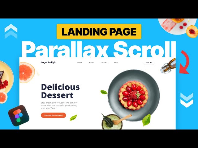Create a Figma Parallax Scrolling Animation for a Full Page Website - Figma Tutorial